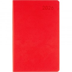 Ежедневник датированный 2026 Attache А5, 168л, 138x213мм, иск.кожа, красный - фото 2