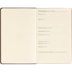 Ежедневник датированный 2026 Attache А5, 168л, 138x213мм, иск.кожа, красный - фото 8