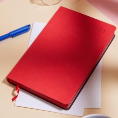 Ежедневник датированный 2026 Attache А5, 168л, 138x213мм, иск.кожа, красный - фото 18