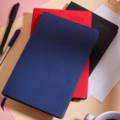 Ежедневник датированный 2026 Attache А5, 168л, 138x213мм, иск.кожа, красный - фото 20