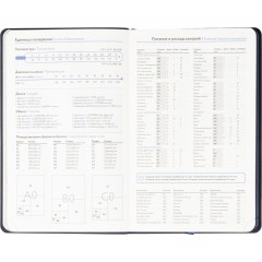 Ежедневник недатированный Attache А5, 160л, 138x213мм иск.кожа, темно-синий - фото 12