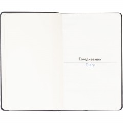 Ежедневник недатированный Attache А5, 160л, 138x213мм иск. кожа, черный - фото 5
