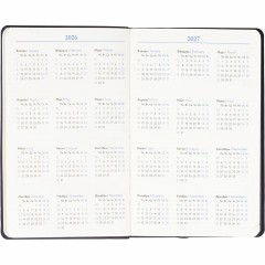 Ежедневник недатированный Attache А5, 160л, 138x213мм иск. кожа, черный - фото 7