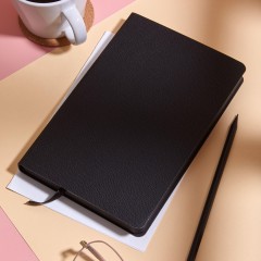 Ежедневник недатированный Attache А5, 160л, 138x213мм иск. кожа, черный - фото 17