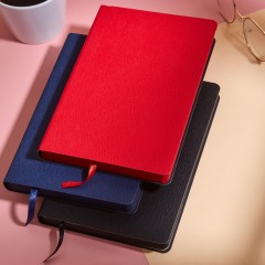 Ежедневник недатированный Attache А5, 160л, 138x213мм иск. кожа, красный - фото 21