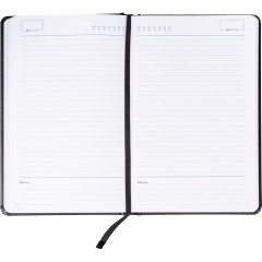 Ежедневник недатированный Attache А5, 160л, 138x213 мм балакрон, черный - фото 16