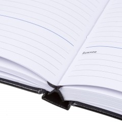 Ежедневник недатированный Attache А5, 160л, 138x213 мм балакрон, черный - фото 17