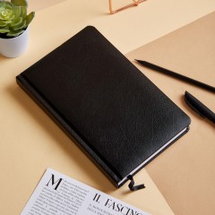 Ежедневник недатированный Attache А5, 160л, 138x213 мм балакрон, черный - фото 18