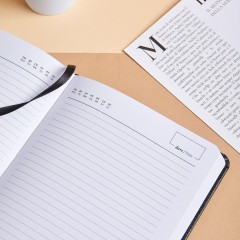 Ежедневник недатированный Attache А5, 160л, 138x213 мм балакрон, черный - фото 19