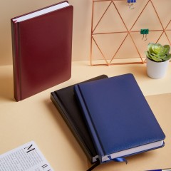 Ежедневник недатированный Attache А5, 160л, 138x213 мм балакрон, черный - фото 20