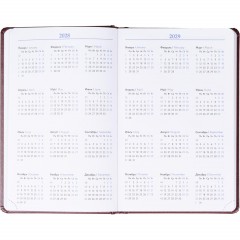 Ежедневник недатированный Attache А5, 160л, 138x213 мм балакрон, бордо - фото 9