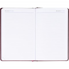 Ежедневник недатированный Attache А5, 160л, 138x213 мм балакрон, бордо - фото 15
