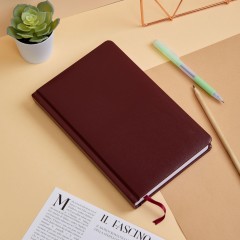 Ежедневник недатированный Attache А5, 160л, 138x213 мм балакрон, бордо - фото 18