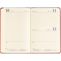 Ежедневник датированный 2026 Attache А5, 168л, 138x213мм, под кожу бордовый - фото 15