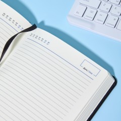 Ежедневник недатированный Attache А5, 160л, 138x213мм под кожу, черный - фото 20