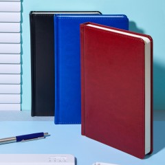 Ежедневник недатированный Attache А5, 160л, 138x213мм под кожу, черный - фото 21