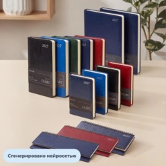 Ежедневник недатированный Attache АГЕНДА А5 160л иск.кожа тиснение чёрный - фото 24