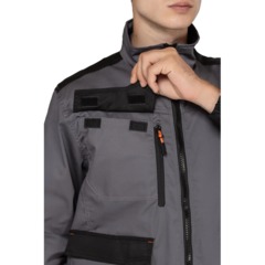 Куртка рабочая летняя мужская MACH2 сер/оранж р.3XL (арт.M2VE3GO3X) - фото 7