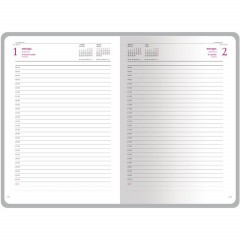 Ежедневник датированный 2026 А5+ SIDNEY NEBRASKA борд, золот обрез 3-125/01 - фото 2