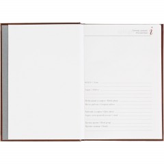 Ежедневник датированный 2026 А5+ IDEAL NEW коричневый 3-344/02 - фото 7