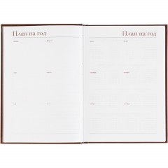 Ежедневник датированный 2026 А5+ IDEAL NEW коричневый 3-344/02 - фото 8