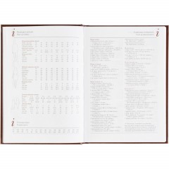 Ежедневник датированный 2026 А5+ IDEAL NEW коричневый 3-344/02 - фото 12