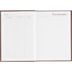 Ежедневник датированный 2026 А5+ IDEAL NEW коричневый 3-344/02 - фото 15