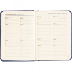 Ежедневник недатированный ATTACHE Priority А6, 160л, синий - фото 12