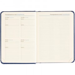 Ежедневник недатированный ATTACHE Priority А6, 160л, синий - фото 13