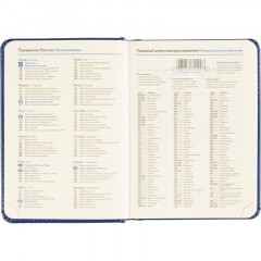 Ежедневник недатированный ATTACHE Priority А6, 160л, синий - фото 14