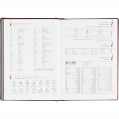 Ежедневник датированный 2026 А5+ VELVET бордовый 3-123/02 - фото 11