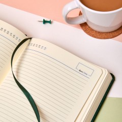 Ежедневник недатированный ATTACHE Classic А5,140х200мм,136л, темно-зеленый - фото 20