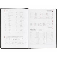 Ежедневник датированный 2026 А5+ VELVET черный 3-123/04 - фото 11