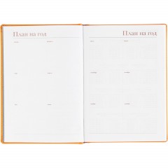 Ежедневник датированный 2026 А5+ VELVET оранжевый 3-123/06 - фото 8