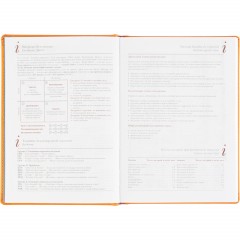 Ежедневник датированный 2026 А5+ VELVET оранжевый 3-123/06 - фото 10