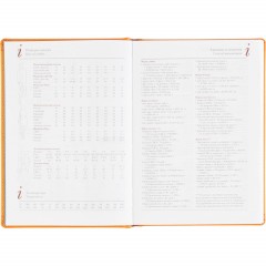 Ежедневник датированный 2026 А5+ VELVET оранжевый 3-123/06 - фото 12