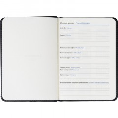 Ежедневник недатированный ATTACHE Classic А6, 136л, черный - фото 7