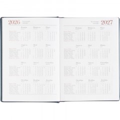 Ежедневник датированный 2026 А5+ VELVET темно-синий 3-123/18 - фото 9