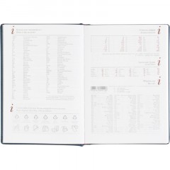 Ежедневник датированный 2026 А5+ VELVET темно-синий 3-123/18 - фото 11