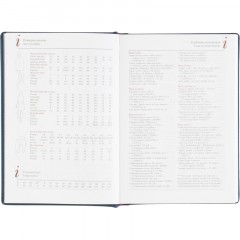 Ежедневник датированный 2026 А5+ VELVET темно-синий 3-123/18 - фото 12