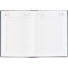 Ежедневник датированный 2026 А5+ VELVET темно-синий 3-123/18 - фото 16