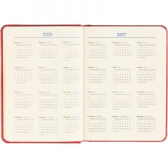 Ежедневник недатированный ATTACHE ClassicА6, 136л, красный - фото 10