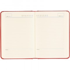 Ежедневник недатированный ATTACHE ClassicА6, 136л, красный - фото 17