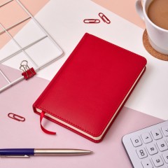 Ежедневник недатированный ATTACHE ClassicА6, 136л, красный - фото 19