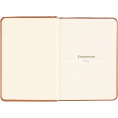 Ежедневник недатированный ATTACHE Classic А6, 136л, коричневый - фото 8
