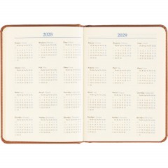 Ежедневник недатированный ATTACHE Classic А6, 136л, коричневый - фото 11