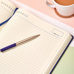 Ежедневник недатированный ATTACHE Classic А4, 136л, синий - фото 20