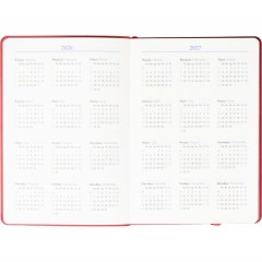 Ежедневник недатированный ATTACHE Soft touch А5, 140х200мм, 136л, красный - фото 8