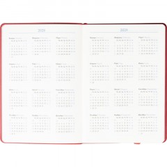 Ежедневник недатированный ATTACHE Soft touch А5, 140х200мм, 136л, красный - фото 9
