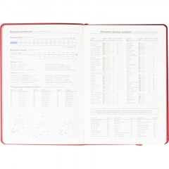 Ежедневник недатированный ATTACHE Soft touch А5, 140х200мм, 136л, красный - фото 13